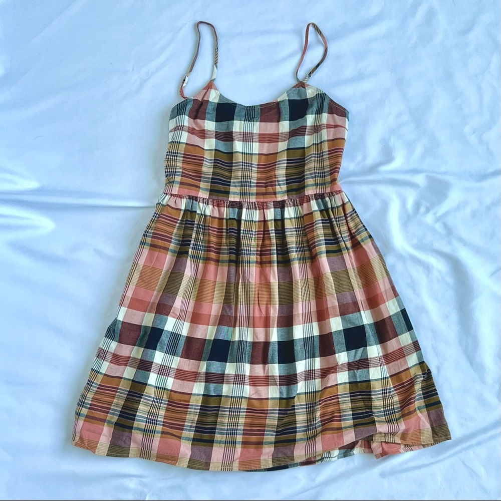 Madewell Plaid Sundress